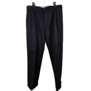 Lands' End Traditional Fit Plain Front Cuffed Chino Pants Men's Size 36